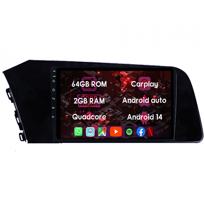 (Resigilata) Navigatie dedicata Hyundai Elantra 2021, 2GB RAM 32GB ROM, Quad Core, Display 9" IPS Full HD, Carplay, Android 13, Bluetooth, Magazin Play, Suport camere AHD [7]