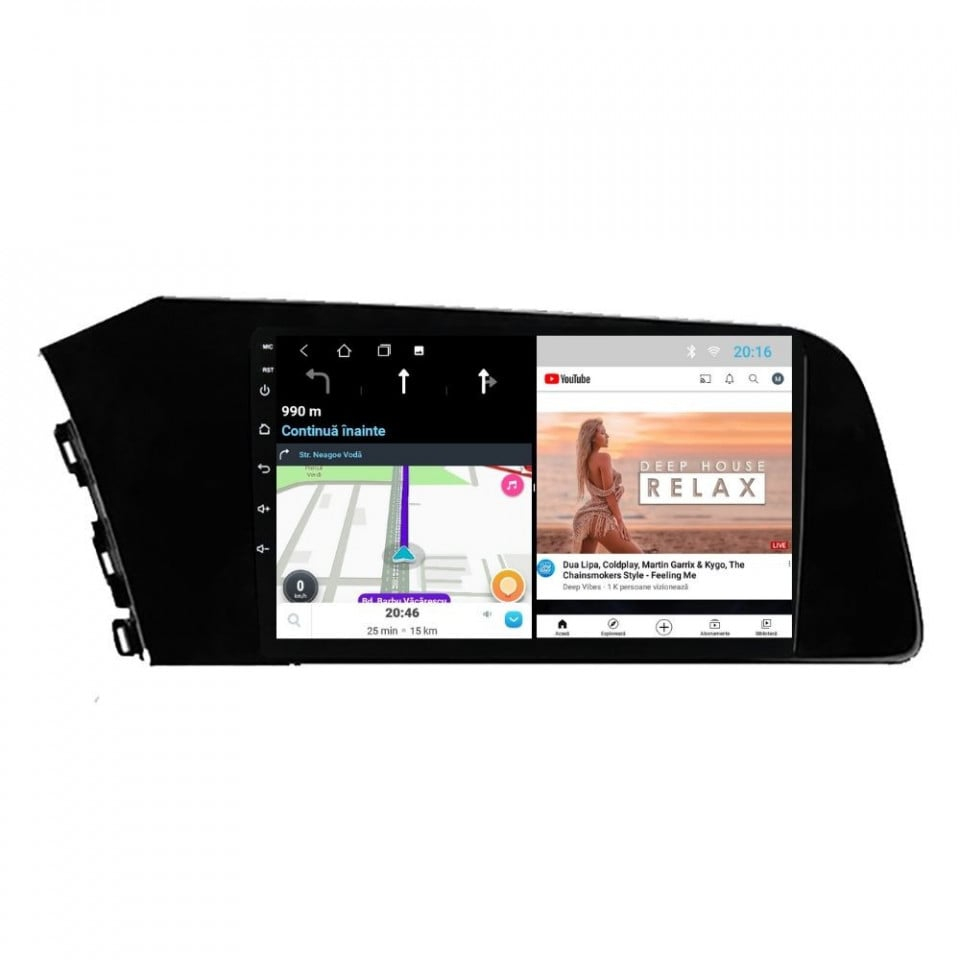 Navigatie dedicata Hyundai Elantra 2021, 4GB RAM 64GB ROM, Octacore, Android 13, Display QLED 9", DSP, Carplay, Android Auto, Internet, Youtube, Waze, WIFI, Bluetooth [3]