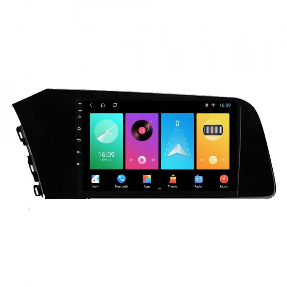 Navigatie dedicata Hyundai Elantra 2021, 4GB RAM 64GB ROM, Octacore, Android 13, Display QLED 9", DSP, Carplay, Android Auto, Internet, Youtube, Waze, WIFI, Bluetooth [2]