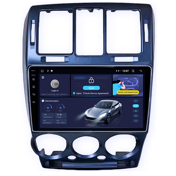 (Resigilata) Navigatie dedicata HYUNDAI GETZ 2002-2011, 2GB RAM 32GB ROM, Quad Core, Display 9" IPS Full HD, Carplay, Android 13, Bluetooth, Magazin Play, Suport camere AHD [2]