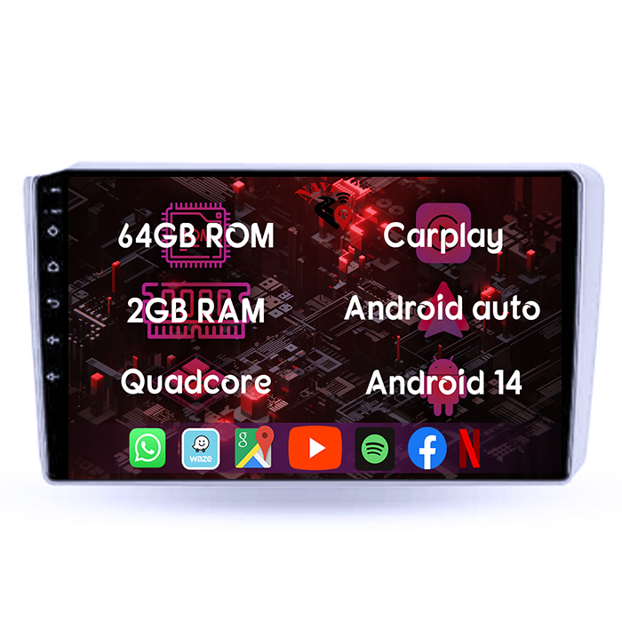 (Resigilata) Navigatie dedicata Hyundai Getz 2004-2006, 2GB RAM 32GB ROM, Quad Core, Display 9" IPS Full HD, Carplay, Android 13, Bluetooth, Magazin Play, Suport camere AHD [7]