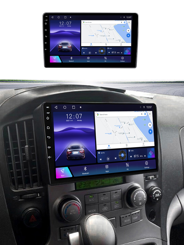 Navigatie dedicata Hyundai H1 2007-2015, 4 GB RAM 32 ROM, Android 13, Display QLED, 9", DSP, Carplay, Android Auto, Internet, Youtube , Waze , WI-FI , USB , Bluetooth [7]