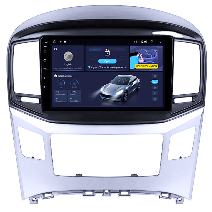(Resigilata) Navigatie dedicata Hyundai H1 2017-2018, 2GB RAM 32GB ROM, Quad Core, Display 9" IPS Full HD, Carplay, Android 13, Bluetooth, Magazin Play, Suport camere AHD [2]