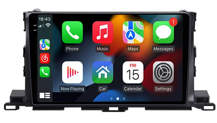 Navigatie dedicata Toyota Highlander 2013-2018, 12GB RAM 256GB ROM, Android 13, Rezolutie 2K, Display QLED, 10", DSP, Carplay, Android Auto, Internet, Youtube, Waze, Wi Fi, USB [4]