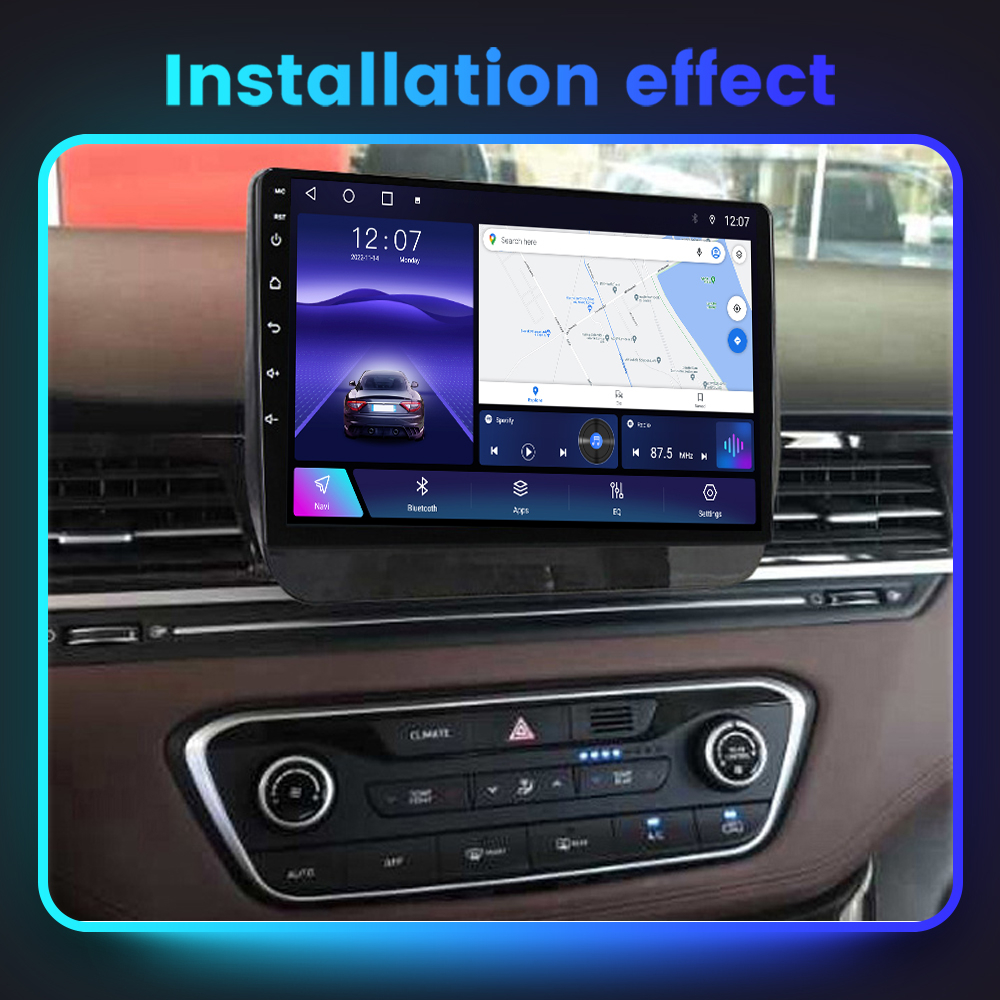 Navigatie dedicata Hyundai H1 2019, 4 GB RAM 32 ROM, Android 13, Display QLED, 9", DSP, Carplay, Android Auto, Internet, Youtube , Waze , WI-FI , USB , Bluetooth [9]