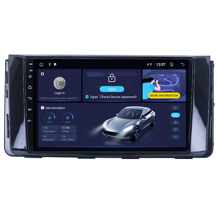 (Resigilata) Navigatie dedicata Hyundai H350, 2GB RAM 32GB ROM, Quad Core, Display 9" IPS Full HD, Carplay, Android 13, Bluetooth, Magazin Play, Suport camere AHD [2]
