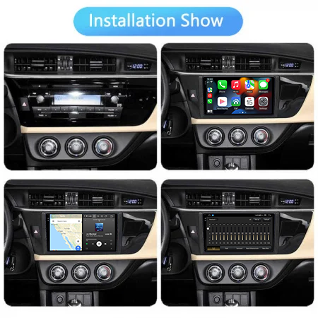 Navigatie dedicata Toyota Levin 2014, 12GB RAM 256GB ROM, Android 13, Rezolutie 2K, Display QLED, 10", DSP, Carplay, Android Auto, Internet, Youtube, Waze, Wi Fi, USB [5]