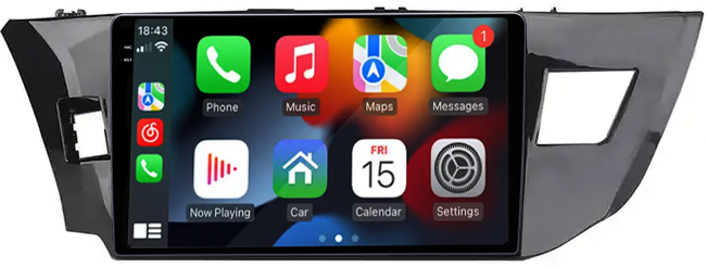 Navigatie dedicata Toyota Levin 2014, 12GB RAM 256GB ROM, Android 13, Rezolutie 2K, Display QLED, 10", DSP, Carplay, Android Auto, Internet, Youtube, Waze, Wi Fi, USB [3]