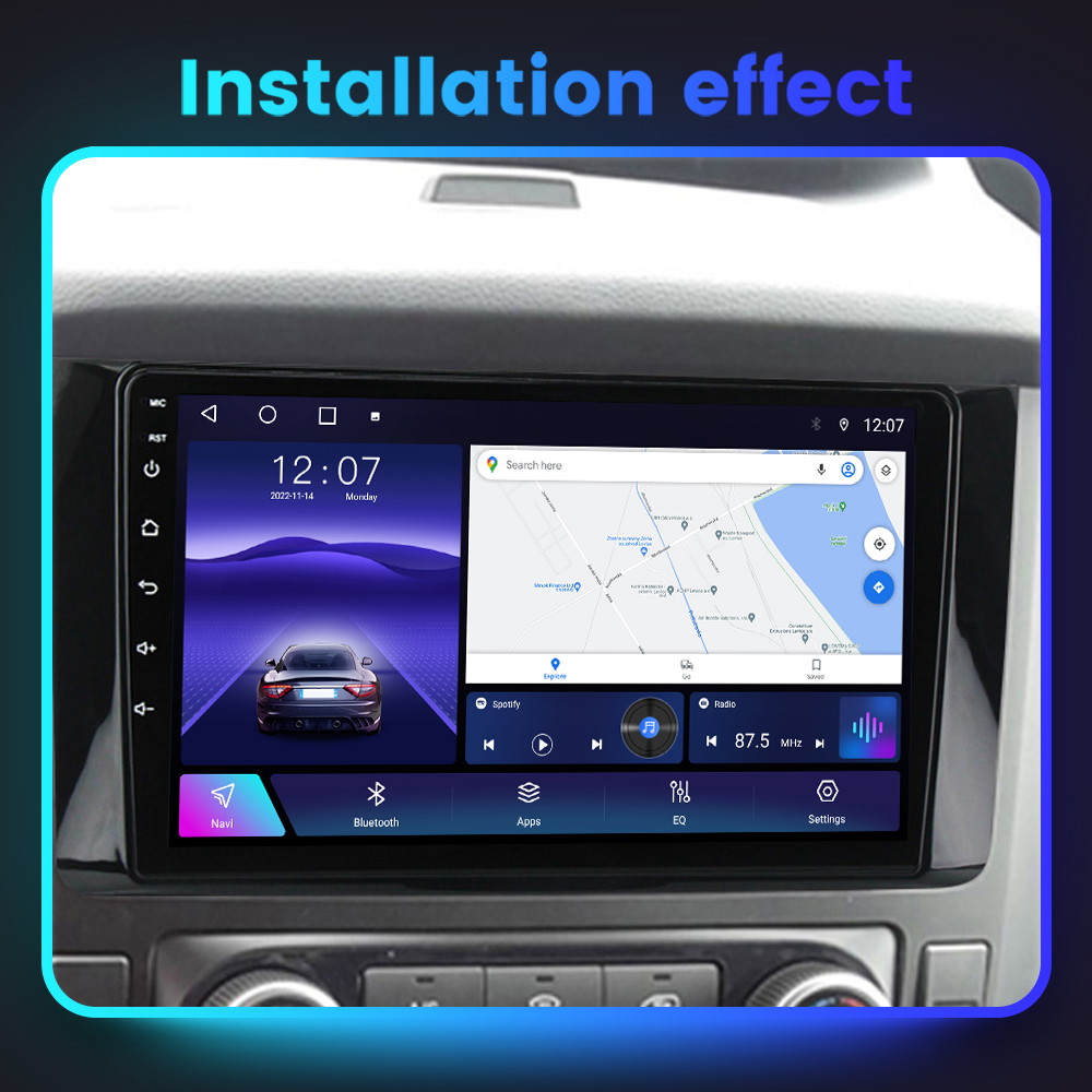 (Resigilata) Navigatie dedicata Hyundai H350, 2GB RAM 32GB ROM, Quad Core, Display 9" IPS Full HD, Carplay, Android 13, Bluetooth, Magazin Play, Suport camere AHD [5]