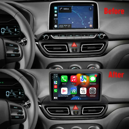 Navigatie dedicata Hyundai HB20 2021, 12GB RAM 256GB ROM, Android 13, Rezolutie 2K, Display QLED, 9", DSP, Carplay, Android Auto, Internet, Youtube, Waze, Wi Fi, USB [5]