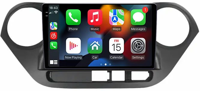 Navigatie dedicata Hyundai I10, 12GB RAM 256GB ROM, Android 13, Rezolutie 2K, Display QLED, 9", DSP, Carplay, Android Auto, Internet, Youtube, Waze, Wi Fi, USB [2]