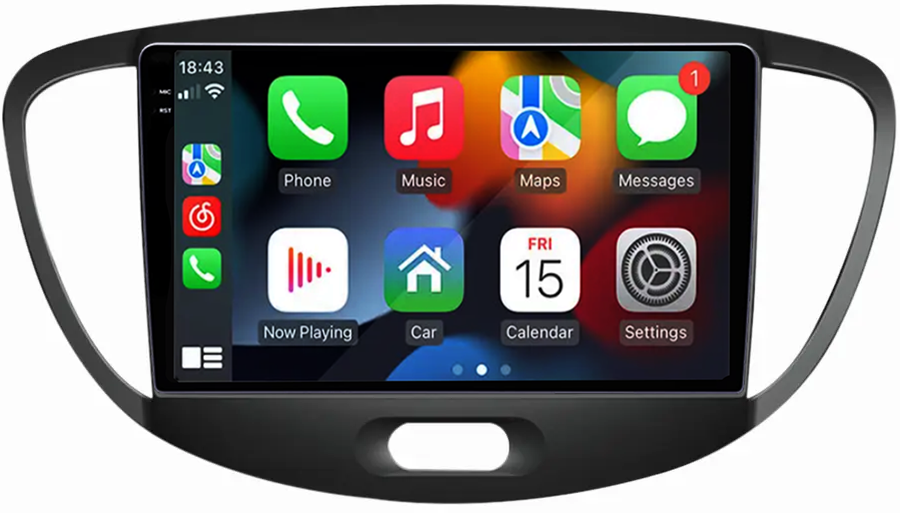 Navigatie dedicata Hyundai i10 2007-2013, 12GB RAM 256GB ROM, Android 13, Rezolutie 2K, Display QLED, 9", DSP, Carplay, Android Auto, Internet, Youtube, Waze, Wi Fi, USB [2]