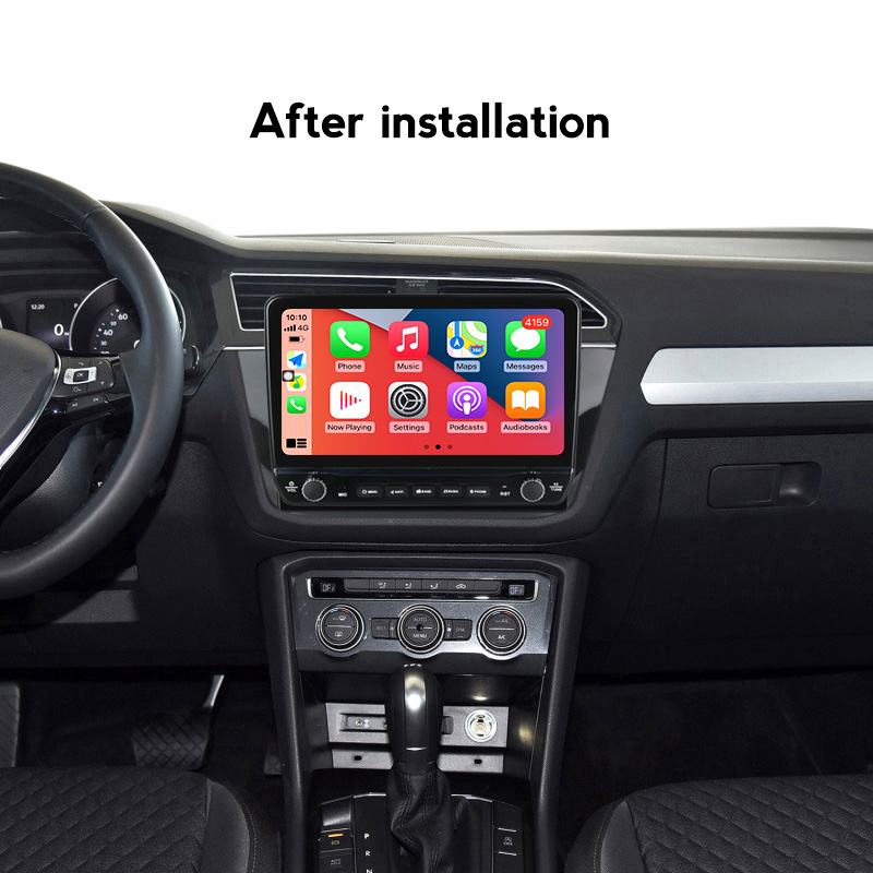 Navigatie dedicata Tiguan 2017-2019 cu butoane rotative model 2024, 10 Inch, 2GB RAM 32GB ROM, Quadcore, Android 13, WiFi, Bluetooth, Magazin Play [3]
