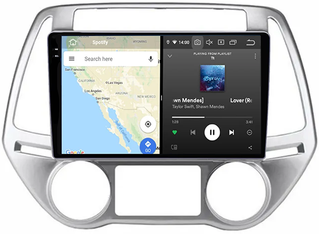 Navigatie dedicata Hyundai I20 2012-2014, 12GB RAM 256GB ROM, Android 13, Rezolutie 2K, Display QLED, 10", DSP, Carplay, Android Auto, Internet, Youtube, Waze, Wi Fi, USB [5]