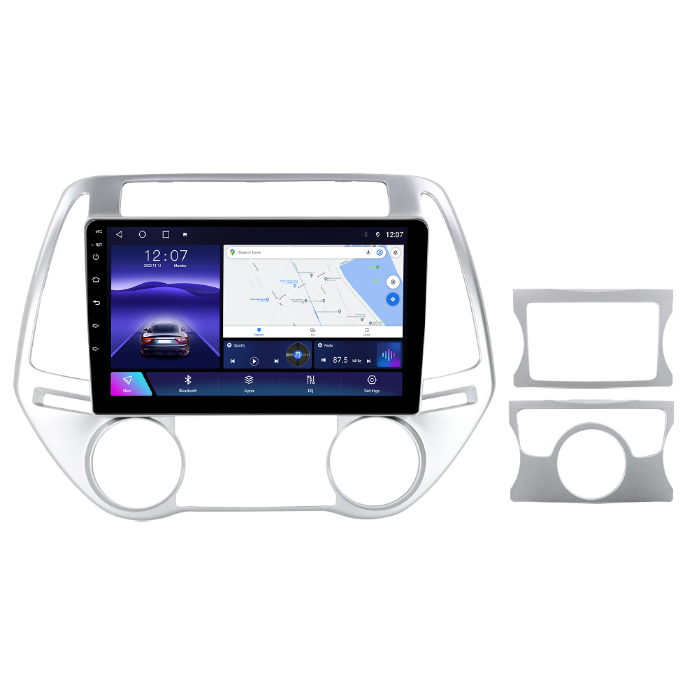 Navigatie dedicata Hyundai i20 2012-2014, 4 GB RAM 32 ROM, Android 13, Display QLED, 9", DSP, Carplay, Android Auto, Internet, Youtube , Waze , WI-FI , USB , Bluetooth [2]