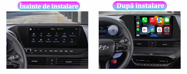 Navigatie dedicata Hyundai i20 2021+, 12GB RAM 256GB ROM, Android 13, Rezolutie 2K, Display QLED, 9", DSP, Carplay, Android Auto, Internet, Youtube, Waze, Wi Fi, USB [5]
