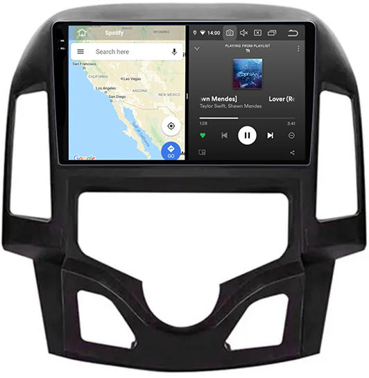 Navigatie dedicata Hyundai i30 2007-2012, 12GB RAM 256GB ROM, Android 13, Rezolutie 2K, Display QLED, 9", DSP, Carplay, Android Auto, Internet, Youtube, Waze, Wi Fi, USB [4]