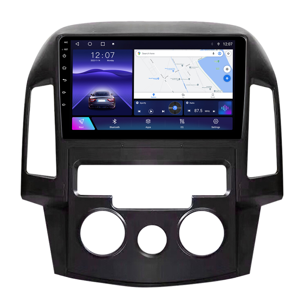 Navigatie dedicata Hyundai i30 2007-2012, 4 GB RAM 32 ROM, Android 13, Display QLED, 9", DSP, Carplay, Android Auto, Internet, Youtube , Waze , WI-FI , USB , Bluetooth [3]
