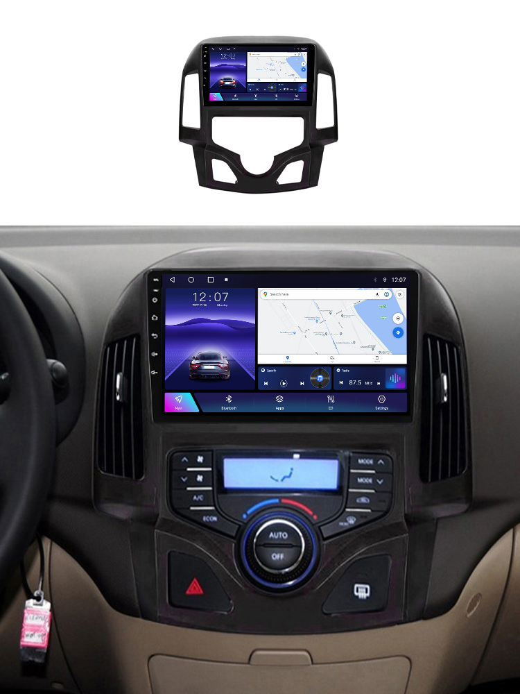 Navigatie dedicata Hyundai i30 2007-2012, 4GB RAM 64GB ROM, Octacore, Android 13, Display QLED 9", DSP, Carplay, Android Auto, Internet, Youtube, Waze, WIFI, Bluetooth [8]
