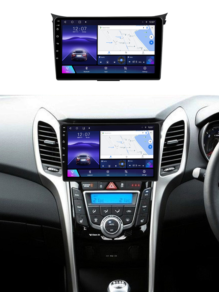 Navigatie dedicata Hyundai i30 2011-2017, 12GB RAM 256GB ROM, Android 13, Rezolutie 2K, Display QLED, 9", DSP, Carplay, Android Auto, Internet, Youtube, Waze, Wi Fi, USB [5]