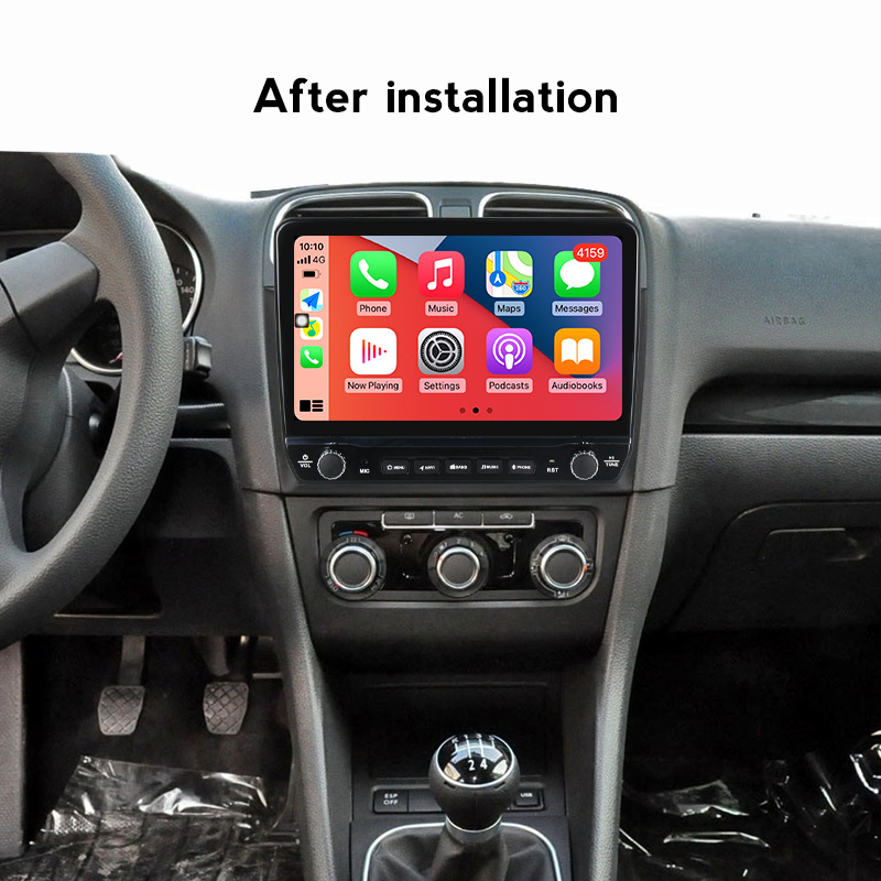 Navigatie dedicata Golf 6 2008 - 2016 cu butoane rotative model 2024, 9 Inch, 2GB RAM 32GB ROM, Quadcore, Android 13, WiFi, Bluetooth, Magazin Play [3]