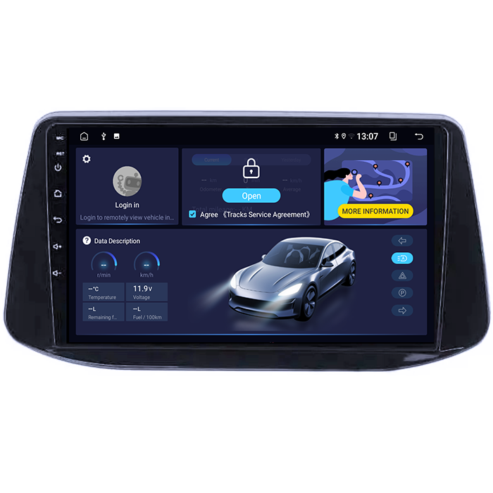 (Resigilata) Navigatie dedicata HYUNDAI I30 2018, 2GB RAM 32GB ROM, Quad Core, Display 9" IPS Full HD, Carplay, Android 13, Bluetooth, Magazin Play, Suport camere AHD [2]