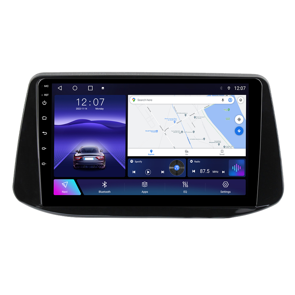 Navigatie dedicata Hyundai I30 2018, 4GB RAM 64GB ROM, Octacore, Android 13, Display QLED 10", DSP, Carplay, Android Auto, Internet, Youtube, Waze, WIFI, Bluetooth [2]