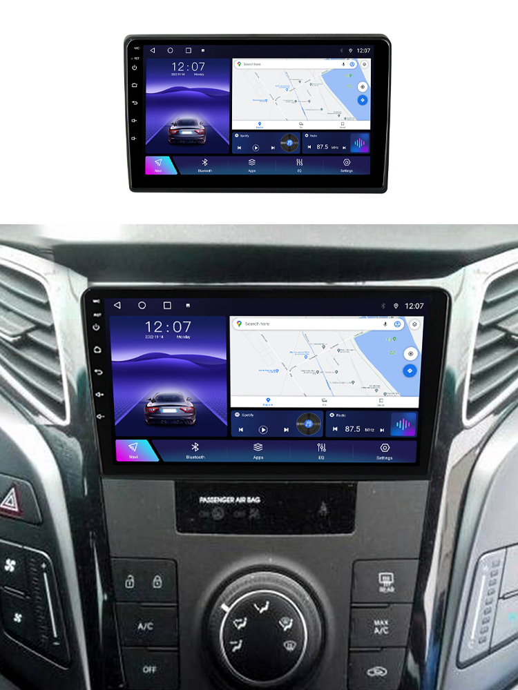 Navigatie dedicata Hyundai i40 2016, 4GB RAM 64GB ROM, Octacore, Android 13, Display QLED 9", DSP, Carplay, Android Auto, Internet, Youtube, Waze, WIFI, Bluetooth [6]
