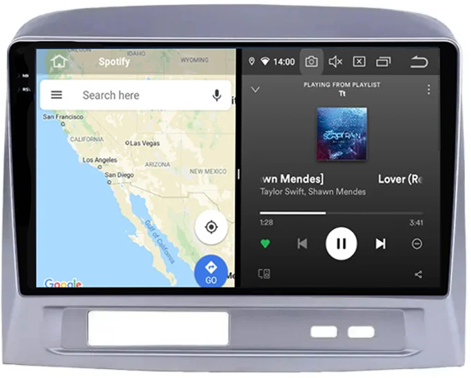 Navigatie dedicata Toyota Vios 2004-2007, 12GB RAM 256GB ROM, Android 13, Rezolutie 2K, Display QLED, 9", DSP, Carplay, Android Auto, Internet, Youtube, Waze, Wi Fi, USB [2]