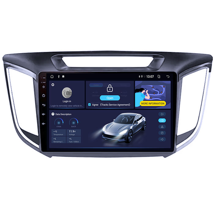 Navigatie dedicata Hyundai IX25/Creta, 8GB RAM 128GB ROM, Octacore, Platforma 7862, Android 14, Display QLED 9”, Suporta camera 360º, DSP, Carplay&Android Auto, SIM 4G, Ventilator Activ [3]