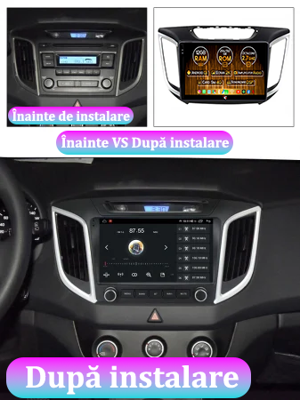 Navigatie dedicata Hyundai IX25 2015-2019, 12GB RAM 256GB ROM, Android 13, Rezolutie 2K, Display QLED, 10", DSP, Carplay, Android Auto, Internet, Youtube, Waze, Wi Fi, USB [5]