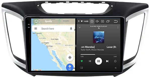 Navigatie dedicata Hyundai IX25 2015-2019, 12GB RAM 256GB ROM, Android 13, Rezolutie 2K, Display QLED, 10", DSP, Carplay, Android Auto, Internet, Youtube, Waze, Wi Fi, USB [4]