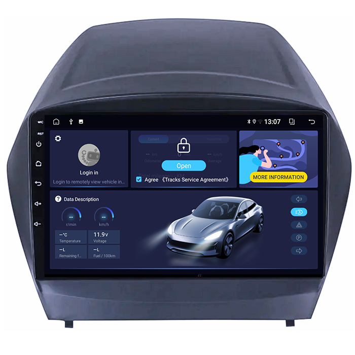 (Resigilata) Navigatie dedicata Hyundai IX35 2009-2015, 2GB RAM 32GB ROM, Quad Core, Display 9" IPS Full HD, Carplay, Android 13, Bluetooth, Magazin Play, Suport camere AHD [4]