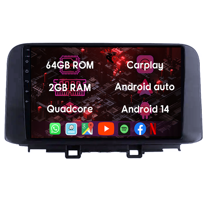 (Resigilata) Navigatie dedicata Hyundai Kona 2018-2020, 2GB RAM 32GB ROM, Quad Core, Display 10" IPS Full HD, Carplay, Android 13, Bluetooth, Magazin Play, Suport camere AHD [11]