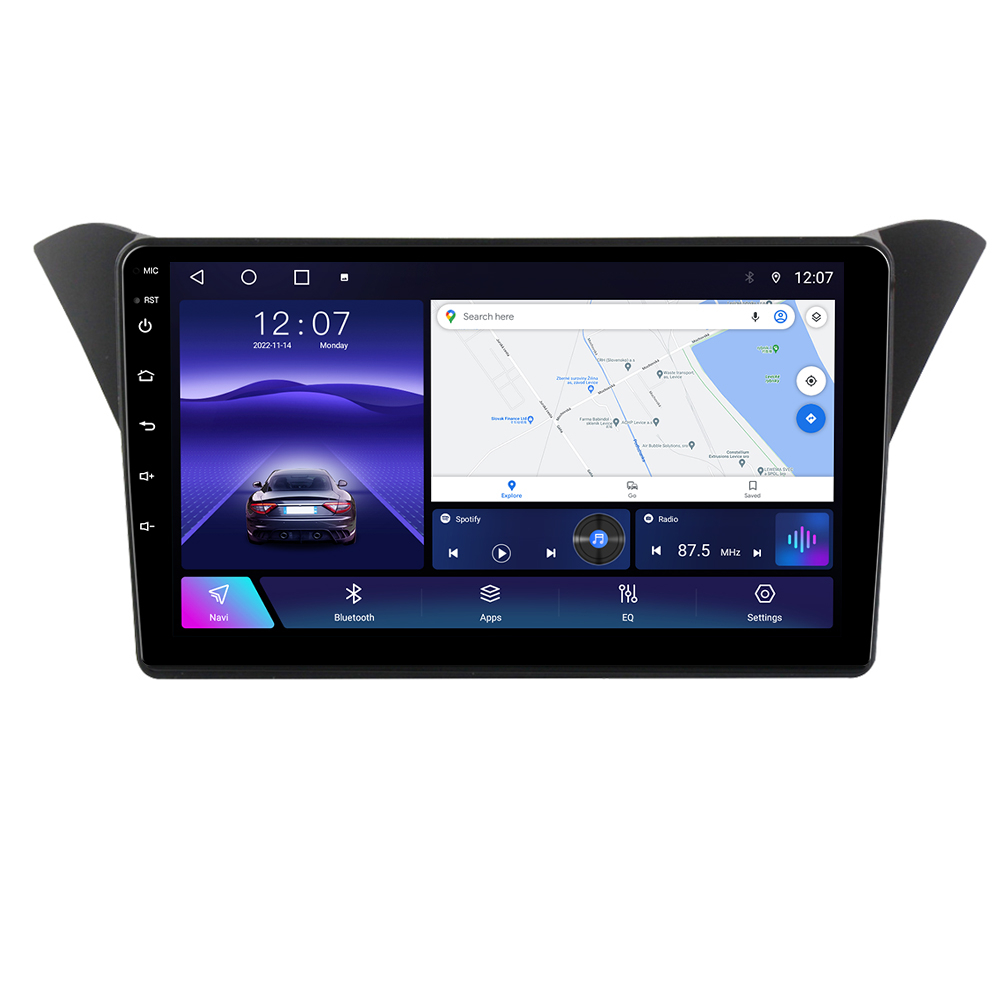Navigatie dedicata Hyundai Rohens Coupe 2012, 4 GB RAM 32 ROM, Android 13, Display QLED, 9", DSP, Carplay, Android Auto, Internet, Youtube , Waze , WI-FI , USB , Bluetooth [2]