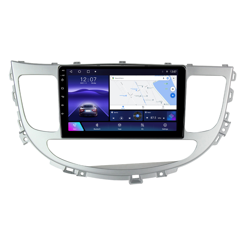 Navigatie dedicata Hyundai Rohens Genesis 2008-2013 , 4 GB RAM 32 ROM, Android 13, Display QLED, 9", DSP, Carplay, Android Auto, Internet, Youtube , Waze , WI-FI , USB , Bluetooth [2]