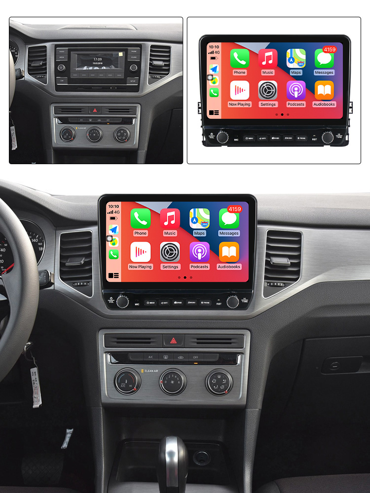 Navigatie dedicata Volkswagen T6 2015+, Taigo, T-Roc, T-Cross, Caravelle, Arteon cu butoane rotative model 2024, 9 Inch, 2GB RAM 32GB ROM, Quadcore, Android 13, WiFi, Bluetooth, Magazin Play [4]