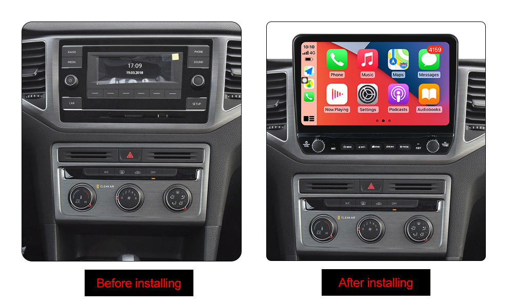 Navigatie dedicata Volkswagen T6 2015+, Taigo, T-Roc, T-Cross, Caravelle, Arteon cu butoane rotative model 2024, 9 Inch, 2GB RAM 32GB ROM, Quadcore, Android 13, WiFi, Bluetooth, Magazin Play [5]