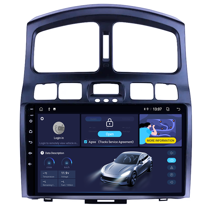 (Resigilata) Navigatie dedicata Hyundai Santa Fe 2000-2012, 2GB RAM 32GB ROM, Quad Core, Display 9" IPS Full HD, Carplay, Android 13, Bluetooth, Magazin Play, Suport camere AHD [11]