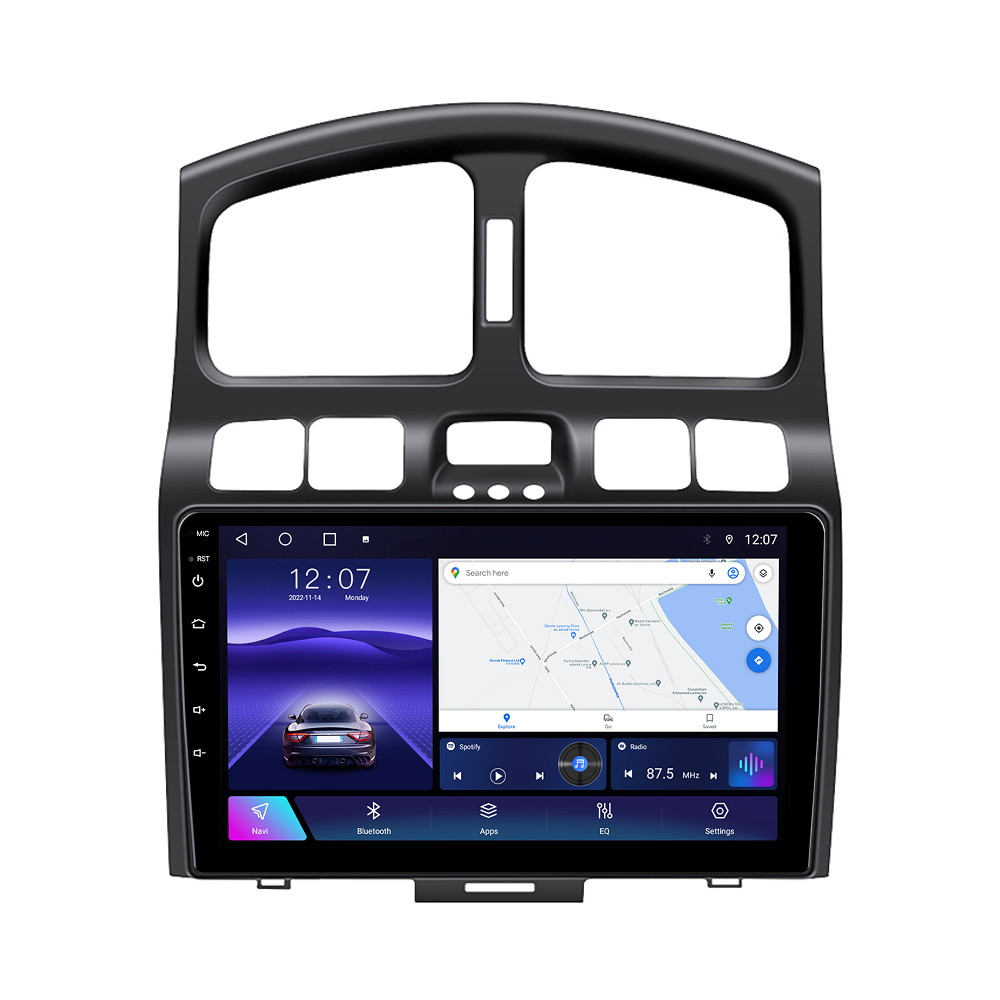Navigatie dedicata Hyundai Santa Fe 2000-2012, 4GB RAM 64GB ROM, Octacore, Android 13, Display QLED 9", DSP, Carplay, Android Auto, Internet, Youtube, Waze, WIFI, Bluetooth [2]
