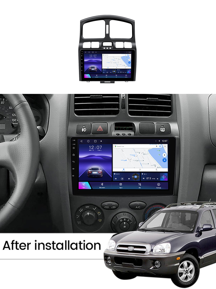 (Resigilata) Navigatie dedicata Hyundai Santa Fe 2000-2012, 2GB RAM 32GB ROM, Quad Core, Display 9" IPS Full HD, Carplay, Android 13, Bluetooth, Magazin Play, Suport camere AHD [6]