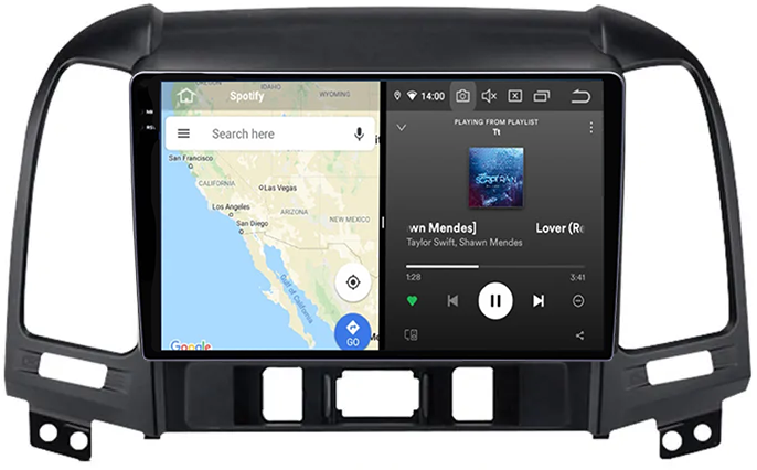 Navigatie dedicata Hyundai Santa Fe, 2005-2012, 12GB RAM 256GB ROM, Android 13, Rezolutie 2K, Display QLED, 9", DSP, Carplay, Android Auto, Internet, Youtube, Waze, Wi Fi, USB [5]