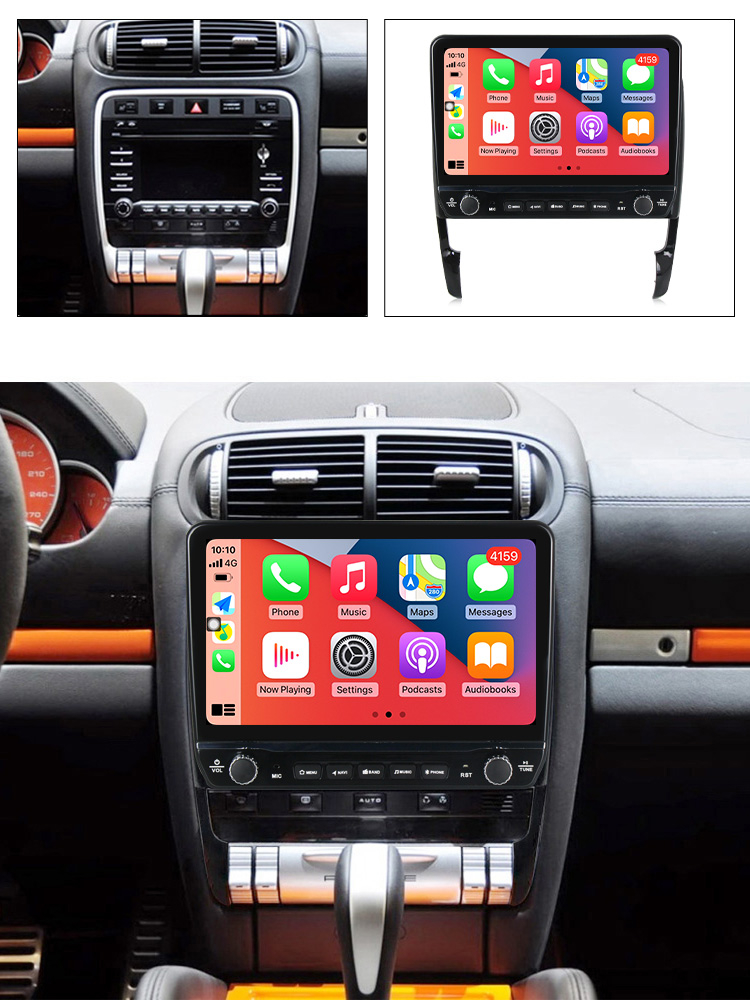 Navigatie dedicata Cayenne 2002-2010 cu butoane rotative model 2024, 9 Inch, 2GB RAM 32GB ROM, Quadcore, Android 13, WiFi, Bluetooth, Magazin Play [4]