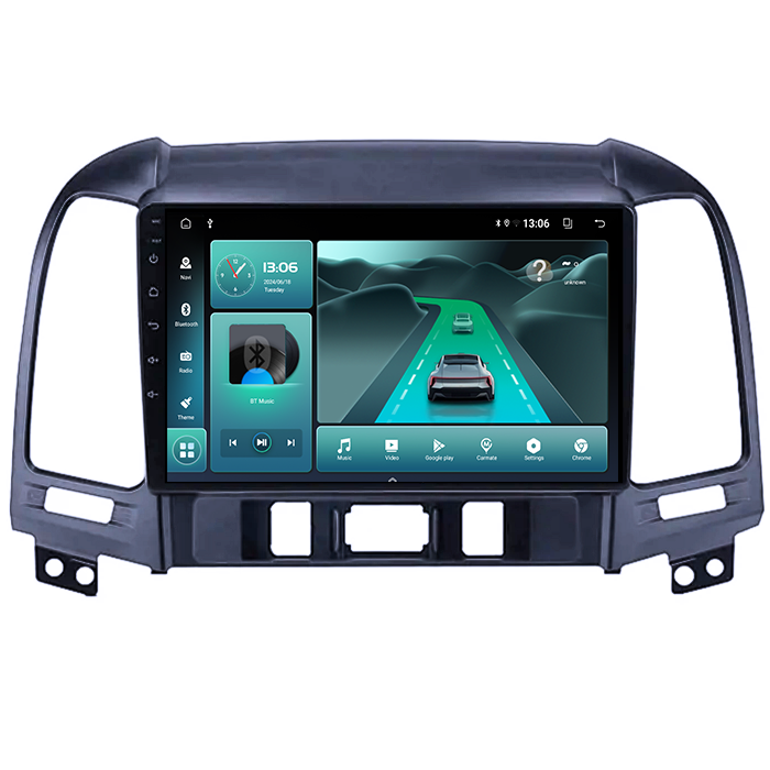 (Resigilata) Navigatie dedicata Hyundai Santa Fe 2006-2012, 2GB RAM 32GB ROM, Quad Core, Display 9" IPS Full HD, Carplay, Android 13, Bluetooth, Magazin Play, Suport camere AHD [4]