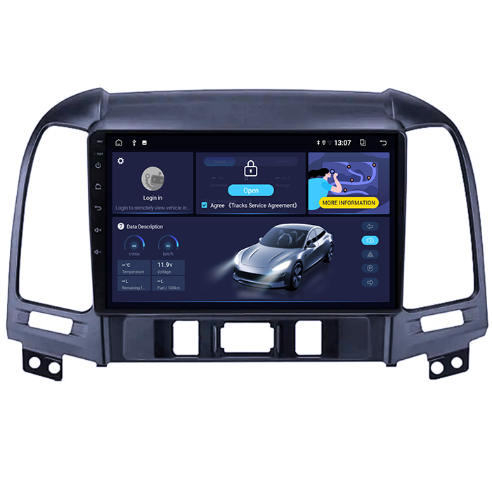 (Resigilata) Navigatie dedicata Hyundai Santa Fe 2006-2012, 2GB RAM 32GB ROM, Quad Core, Display 9" IPS Full HD, Carplay, Android 13, Bluetooth, Magazin Play, Suport camere AHD [6]