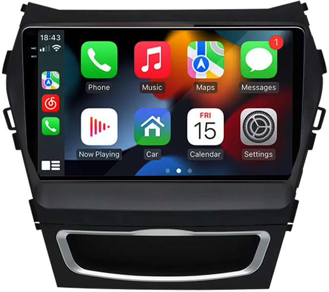Navigatie dedicata Hyundai Santa Fe 2012-2018, 12GB RAM 256GB ROM, Android 13, Rezolutie 2K, Display QLED, 9", DSP, Carplay, Android Auto, Internet, Youtube, Waze, Wi Fi, USB [2]