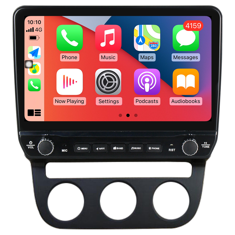 Navigatie dedicata Jetta 5 2005-2010 cu butoane rotative model 2024, 9 Inch, 2GB RAM 32GB ROM, Quadcore, Android 13, WiFi, Bluetooth, Magazin Play [2]