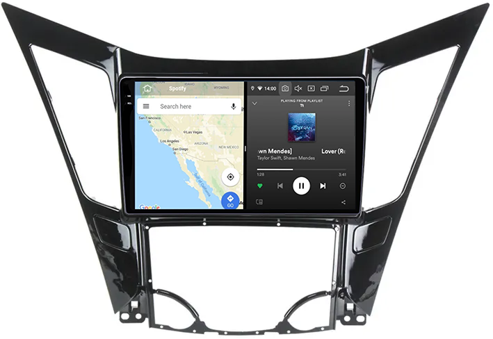 Navigatie dedicata Hyundai Sonata 2009-2014, 12GB RAM 256GB ROM, Android 13, Rezolutie 2K, Display QLED, 9", DSP, Carplay, Android Auto, Internet, Youtube, Waze, Wi Fi, USB [4]