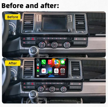 Navigatie dedicata Volkswagen Matvey 2008-2015, 12GB RAM 256GB ROM, Android 14, Rezolutie 2K, Display QLED, 9", DSP, Carplay, Android Auto, Internet, Youtube, Waze, Wi Fi, USB [5]