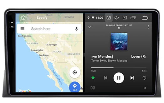 Navigatie dedicata Volkswagen Matvey 2008-2015, 12GB RAM 256GB ROM, Android 14, Rezolutie 2K, Display QLED, 9", DSP, Carplay, Android Auto, Internet, Youtube, Waze, Wi Fi, USB [3]